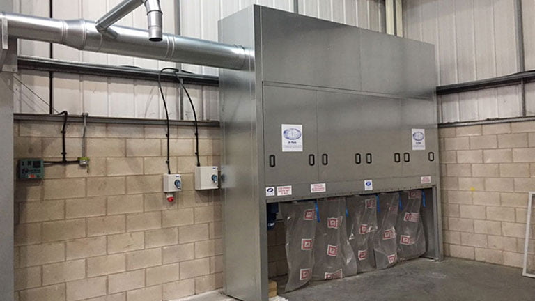 Multi-Sleeve Dust Units | Air Plants Dust Extraction